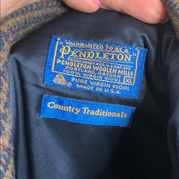 Vintage Pendleton mens 3M Thinsulate plaid jacket - Picture 7 of 8